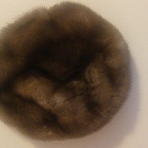Genuine fur hat for men